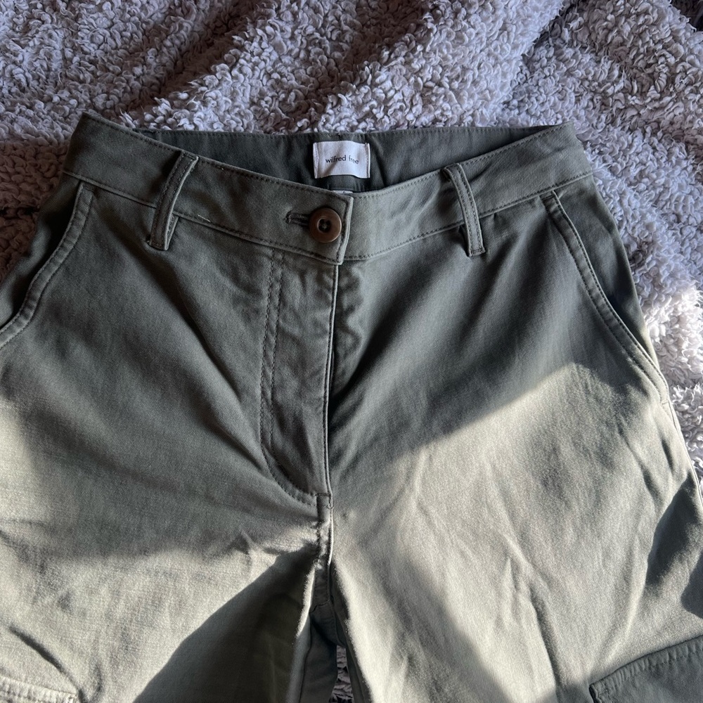 Aritzia Green Cargo Pants
